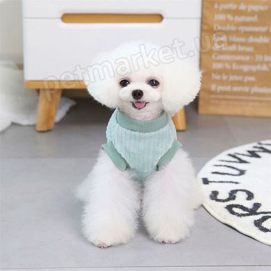 Dobaz Minky теплый плюшевый свитер для собак - S, Синий Petmarket