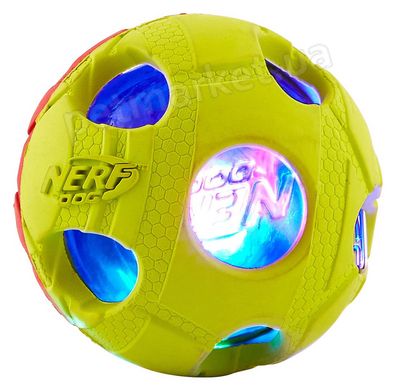 Nerf LED Bash Ball - Cветящийся мяч - игрушка для собак Petmarket