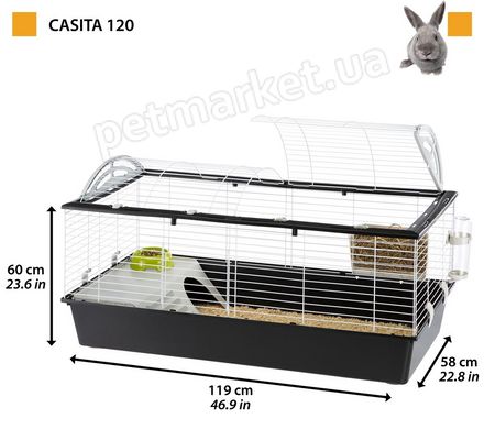 Ferplast CASITA 120 - клетка для кроликов % Petmarket
