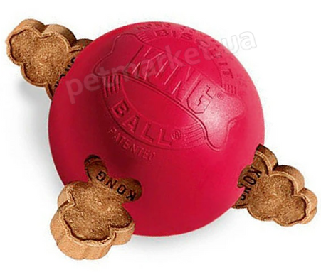Kong Biscuit Ball - Мяч с отверстием для лакомств для собак крупных пород Petmarket