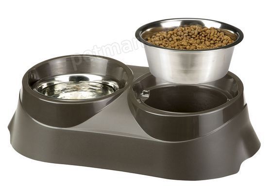 Ferplast DUO FEED 05 - миски на підставці для собак і кішок - 2 х 1,8 л % Petmarket