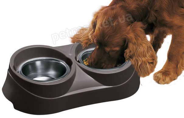 Ferplast DUO FEED 05 - миски на підставці для собак і кішок - 2 х 1,8 л % Petmarket