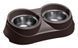 Ferplast DUO FEED 03 - миски на подставке для собак и кошек - 2 х 850 мл