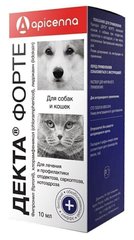 Api-San/Apicenna ДЕКТА Форте - краплі проти вушного кліща у собак і кішок - 10 мл Petmarket