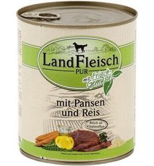 LandFleisch PANSEN & REIS MIT FRISCHGEMUSE - консервы для собак (рубец/рис/овощи) - 800 г % Petmarket
