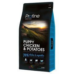Profine Puppy Chicken & Potatoes - корм для щенков (курица/картофель) - 15 кг Petmarket