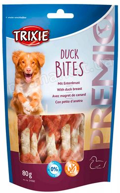 Trixie PREMIO Duck Bites - лакомство для собак (утка) - 80 г Petmarket