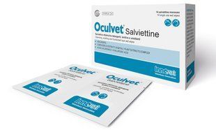 OCULVET  WIPES - Окульвет - стерильные салфетки для глаз с увлажняющим и успокаивающим действием для кошек и собак - 14 шт. Petmarket