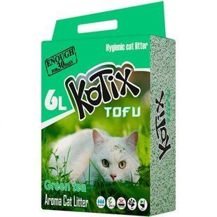 KOTIX TOFU Green Tea - Котикс Тофу - наполнитель для кошачьего лотка с ароматом зеленого чая &ndash; 6 л. Petmarket