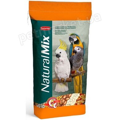 Padovan NATURALMIX Pappagalli - корм для крупных попугаев Petmarket