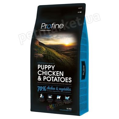 Profine Puppy Chicken & Potatoes - корм для щенков (курица/картофель) - 15 кг Petmarket