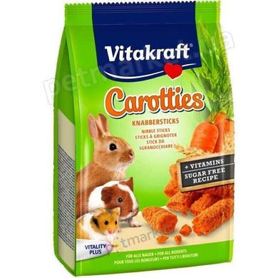 Vitakraft CAROTTIES - ласощі для гризунів (морква/злаки) Petmarket