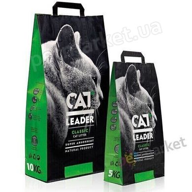 Cat Leader CLASSIC - поглинаючий наповнювач для котячого туалету - 10 кг Petmarket