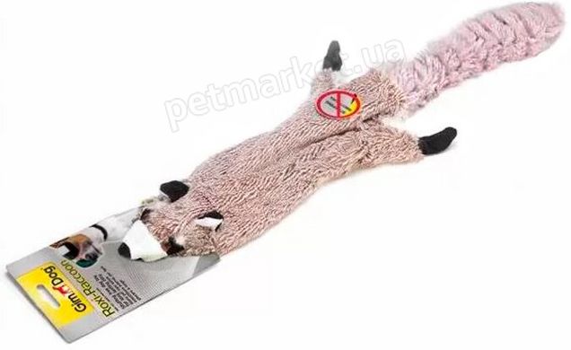 GimDog Raccoon - ЕНОТ - игрушка для собак - 35 см Petmarket