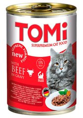 TOMi Superpremium Beef - Яловичина - вологий корм для котів, 400 г Petmarket