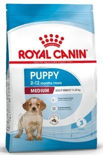 Royal Canin Medium PUPPY - корм для цуценят середніх порід - 12+3 кг Petmarket