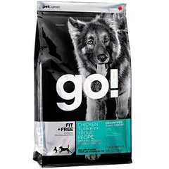 Go! FIT + FREE 4 вида мяса - беззерновой корм для щенков и собак (индейка/курица/утка/форель) - 11,4 кг Petmarket