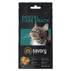Savory - SNACK DENTALl CARE - лакомство для здоровья зубов для кошек Petmarket