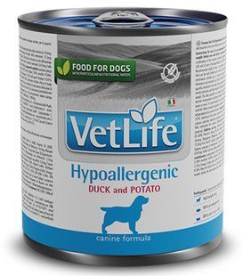 Farmina Vet Life Hypoallergenic Duck & Potato - диетический корм для собак при пищевой аллергии (утка/картофель) - 300 г Petmarket