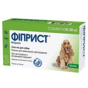KRKA ФІПРИСТ - краплі для собак від бліх та кліщів вагою більше 40 кг Petmarket