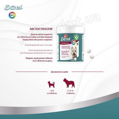 8in1 Excel MULTI VITAMIN Small Breed - мультивітамінний комплекс для собак дрібних порід Petmarket