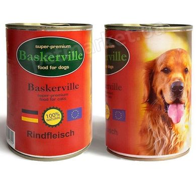 Baskerville ГОВЯДИНА - консервы для собак - 400 г Petmarket