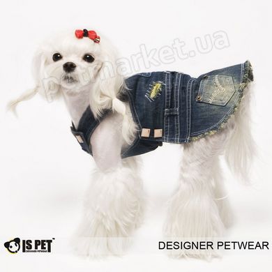IsPet DENIM RASCAL джинсовое платье для собак - L % РАСПРОДАЖА Petmarket