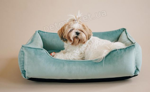 Harley and Cho DREAMER Velour Tiffany - лежанка для собак і котів - L 90x60 см % Petmarket