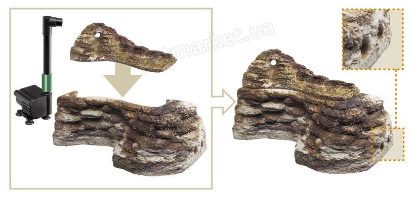 Ferplast DOVER 3 - Дувр - декоративна скеля для акватераріума % РОЗПРОДАЖ Petmarket
