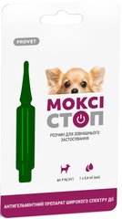 ProVet МОКСІСТОП антигельмінтик краплі на холку для собак до 4 кг Petmarket