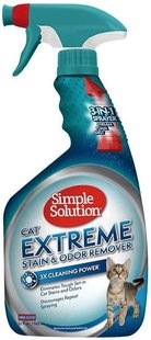 Simple Solution Extreme Cat Stain and Odor Remover - засіб для видалення запахів і стійких плям від життєдіяльності кішок Petmarket