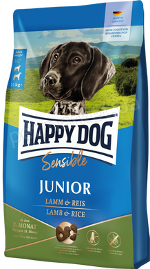 Happy Dog Junior Lamb & Rice - корм для щенков средних и крупных пород (ягненок/рис) - 1 кг Petmarket