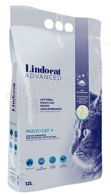 Lindocat Advanced MultiCat+ - комкующийся наполнитель с пищевой содой для кошек - 12 л Petmarket