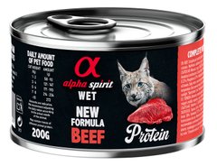 Alpha Spirit Adult Cat Beef - консервы для кошек (говядина) Petmarket