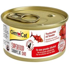 GimCat SUPERFOOD ShinyCat - консервы для кошек (тунец/томаты) - 70 г Petmarket