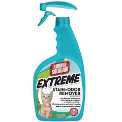 Simple Solution Extreme Cat Stain and Odor Remover - засіб для видалення запахів і стійких плям від життєдіяльності кішок Petmarket