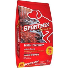 Sportmix HIGH ENERGY ADULT CHUNK - корм для активних собак - 20 кг Petmarket