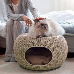 PetLife KNIT - пластиковый домик для кошек и маленьких собак Petmarket