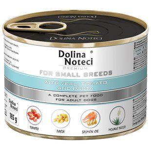 Dolina Noteci Premium - консерви для собак маленьких порід (телятина/помідори/локшина) - 185 г Petmarket