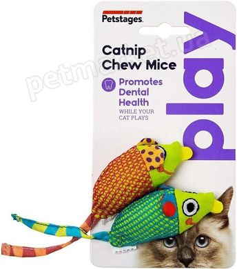 Petstages CATNIP CHEW MICE - Мишки з котячою м'ятою - іграшки для котів Petmarket