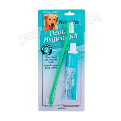 Nutri-Vet DENTAL HYGIENE Kit - набір зубна паста і щітка для собак Petmarket