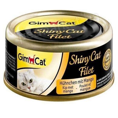 GimCat ShinyCat Filet Курица и манго - консервы для кошек - 70 г СРОК 01.09.21 Petmarket