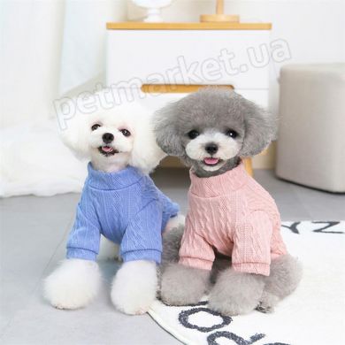 Dobaz Pattern трикотажний светр для собак - XXL, Бузковий Petmarket