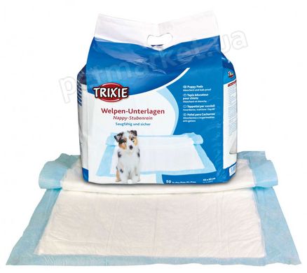 Trixie впитывающие пеленки для собак и щенков - 60х60 см Petmarket