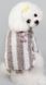 Dobaz Plush Owl теплый плюшевый свитер для собак - L, Коричневый %