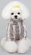 Dobaz Plush Owl теплый плюшевый свитер для собак - L, Коричневый %