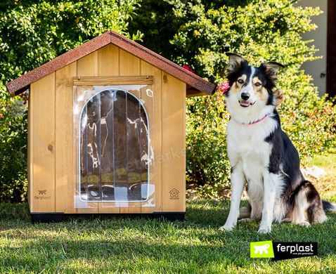 Ferplast DOMUS дверка к будке для собак - Medium 27,5х42 см Petmarket