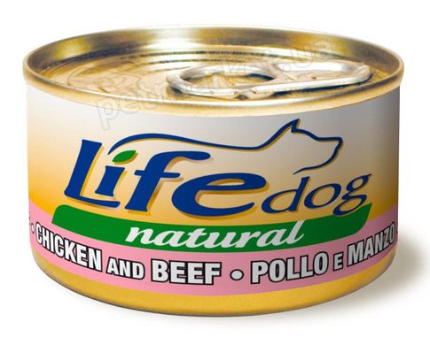 LifeDog CHICKEN & BEEF - консервы для собак (курица/говядина) - 90 г Petmarket