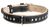 Collar WauDog SOFT - кожаный ошейник с заклепками для собак - 57-71 см, Коричневый Petmarket