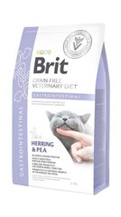 Brit VetDiet GASTROINTESTINAL - беззерновой корм для кошек при расстройствах пищеварения (сельдь/горох) - 2 кг Petmarket